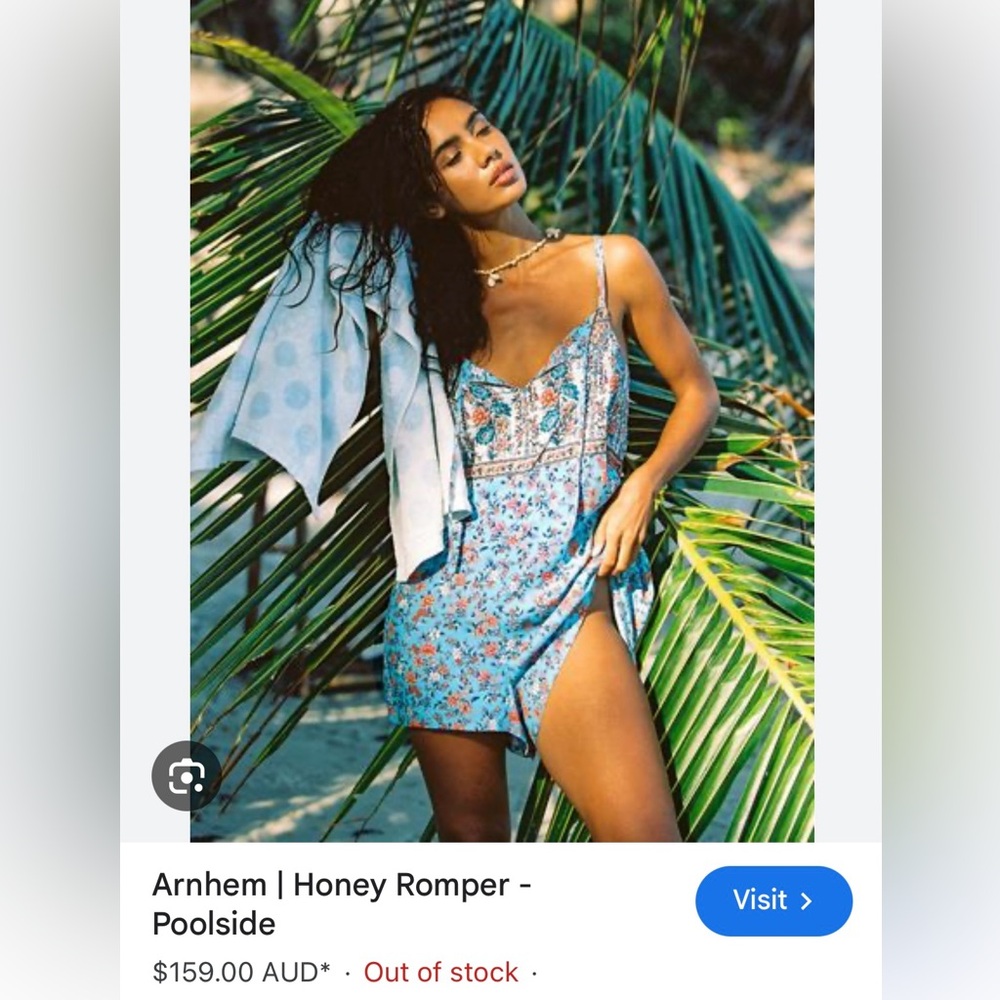 Arnhem honey romper